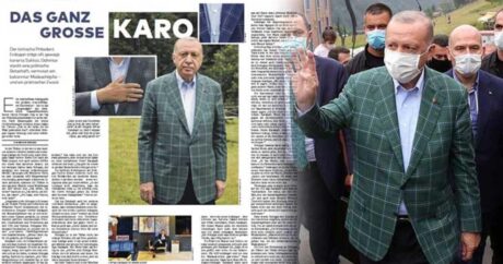 Cumhurbaşkanı Erdoğan’ın ‘ekose ceketleri’ Alman gazetesine haber oldu