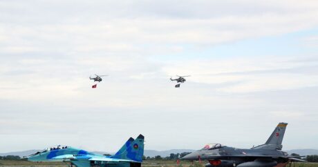 Azerbaycan ve Türkiye savaş uçakları Gence üzerinde uçacak