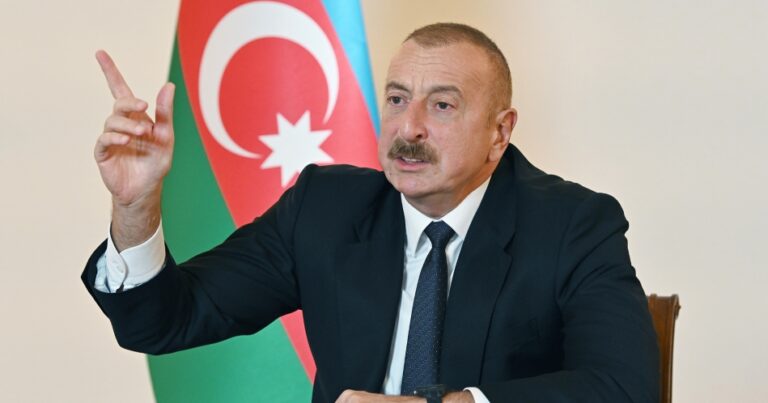 Aliyev: “Bölgede yeni bir çatışma yaşanırsa bunun müsebbibi Fransa olacaktır”