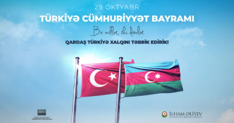 İlham Aliyev’den Cumhuriyet Bayramı paylaşımı