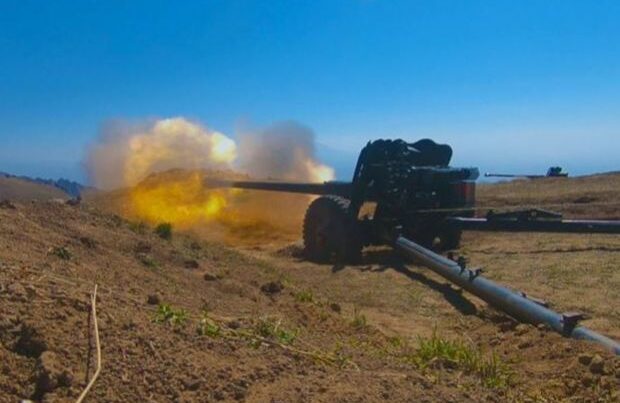 Ermenistan ordusu Kelbecer ve Laçın’daki Azerbaycan mevzilerini top atışına tuttu