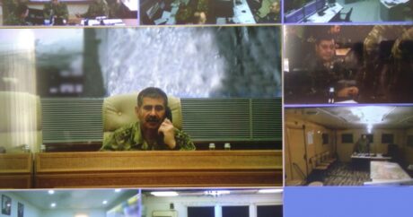 İşte Azerbaycan ordusunun komuta merkezinden görüntüler