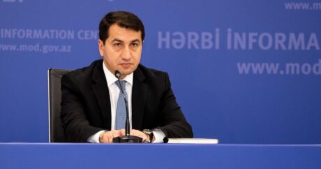 “Ermenistan`ın devlet terörü devam ediyor” – Hikmet Hacıyev