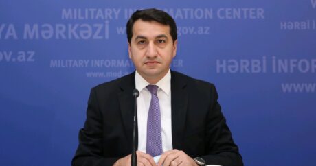 Azerbaycan Cumhurbaşkanı Yardımcısı Hacıyev, ABD`li senatör Menendez`e tepki gösterdi