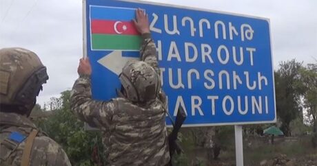 Azerbaycan ordusunca işgalden kurtarılan Şükürbeyli köyünden görüntüler