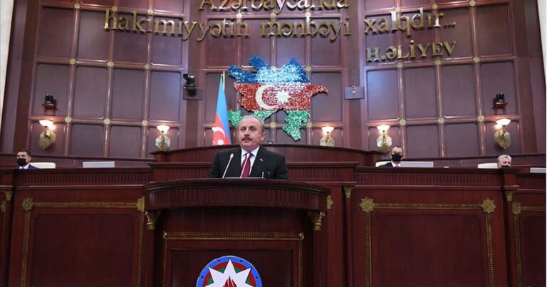 Şentop: “Tarihin trajik bir sayfası Azerbaycan için zaferle kapandı”