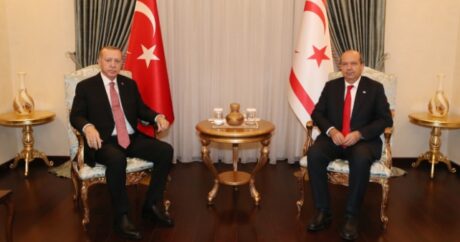 Cumhurbaşkanı Erdoğan, KKTC’li mevkidaşı Tatar ile görüştü