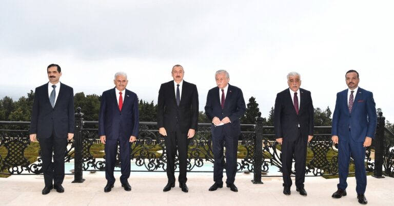 Cumhurbaşkanı Aliyev, Binali Yıldırım`ı kabul etti