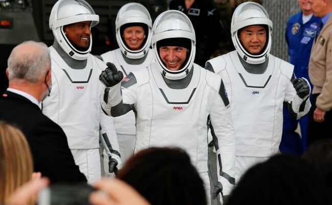 4 astronot Uluslararası Uzay İstasyonu’na gönderildi