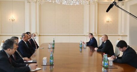 Cumhurbaşkanı Aliyev, Dışişleri Bakanı Çavuşoğlu’nu kabul etti