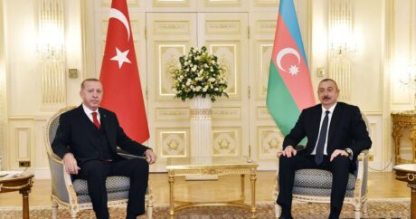 Cumhurbaşkanı Aliyev’den Cumhurbaşkanı Erdoğan’a teşekkür