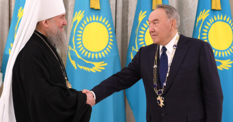 Kazakistan Kurucu Cumhurbaşkanı Nazarbayev’e ‘Algıs’ nişanı