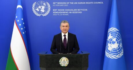 Özbekistan Cumhurbaşkanı Mirziyoyev: “Demokratik reformlarımız yeni bir Özbekistan inşa etmeyi hedefliyor”