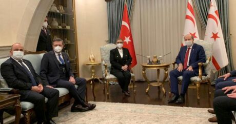 KKTC Cumhurbaşkanı Tatar, Bakan Pekcan’ı kabul etti