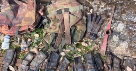 Irak’ın kuzeyinde PKK’ya ait silah ve mühimmat ele geçirildi