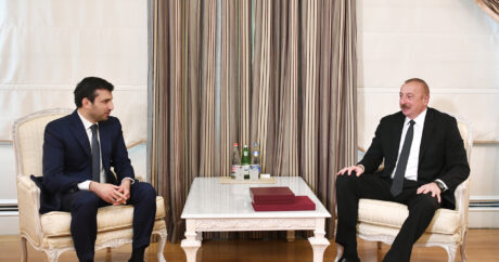 İlham Aliyev, Selçuk Bayraktar ve Haluk Görgün’ü kabul etti