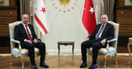 Cumhurbaşkanı Erdoğan, KKTC Cumhurbaşkanı Tatar’la görüştü