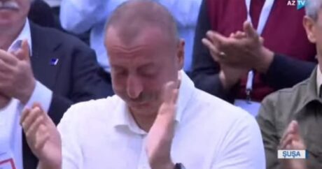 İlham Aliyev`in duygu dolu anları: Şuşa`da babasının sesini duyunca…