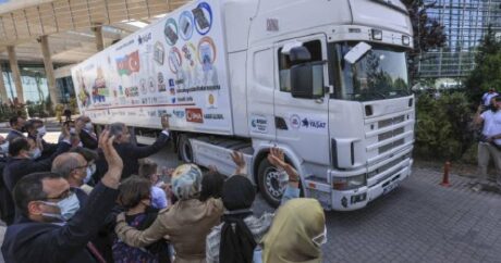 Türkiye’den Karabağ’daki çocuklar için hediye karavanı