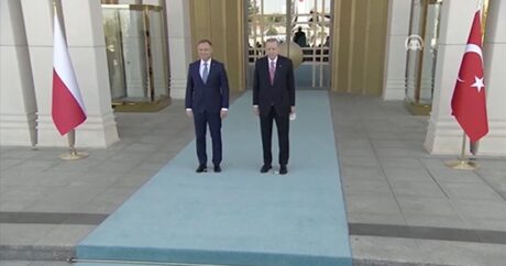 Cumhurbaşkanı Erdoğan, Polonya Cumhurbaşkanı Duda’yı resmi törenle karşıladı