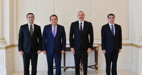 Cumhurbaşkanı Aliyev Türk Keneşi Genel Sekreteri Amreyev`i kabul etti