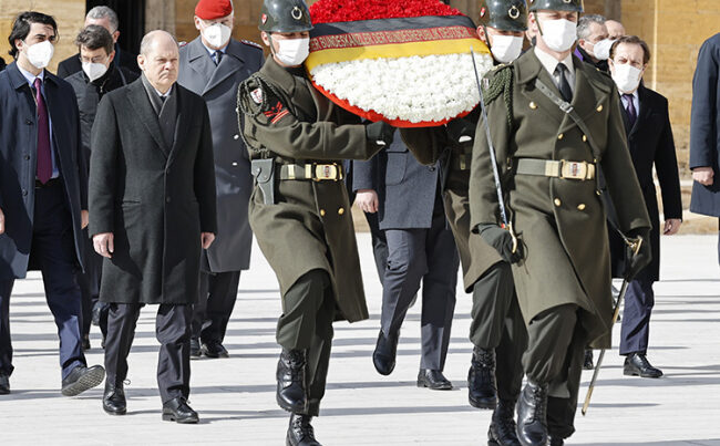 Almanya Başbakanı Scholz Ankara’da