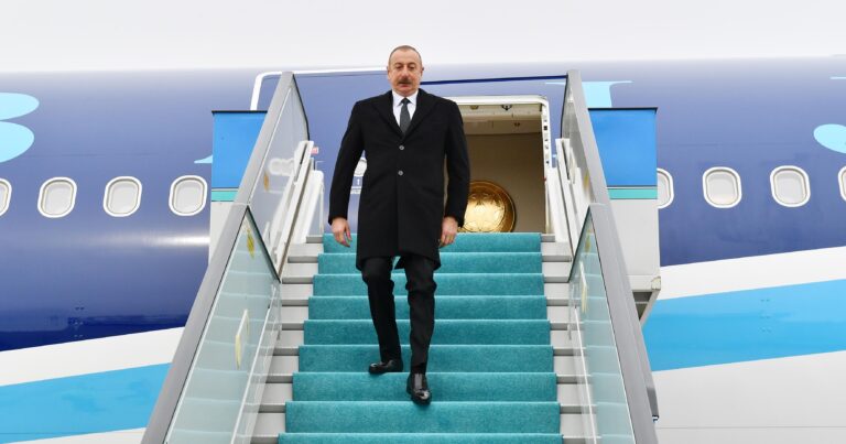 Azerbaycan Cumhurbaşkanı Aliyev, Türkiye’ye geldi