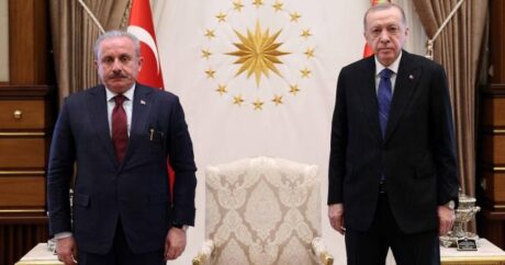 Cumhurbaşkanı Erdoğan, TBMM Başkanı Şentop’u kabul etti