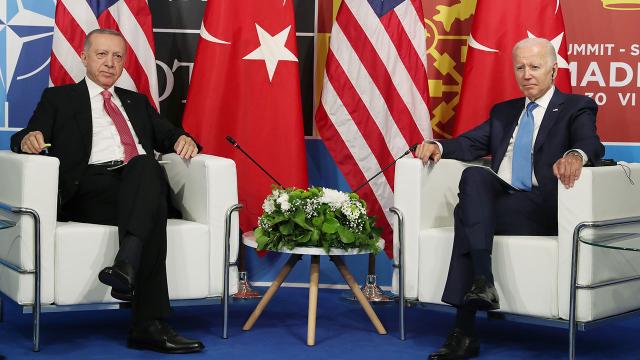 Cumhurbaşkanı Erdoğan Biden’la görüştü