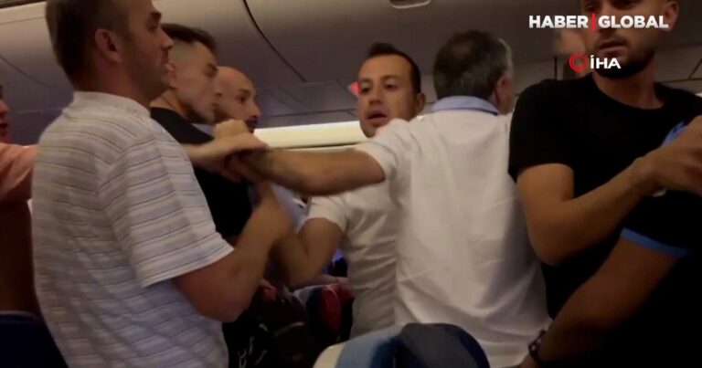Uçakta olay: Trabzonsporlu taraftarlar Erol Bulut’a “Yatsana” diye bağırınca ortalık karıştı, pilot kabinden çıkıp…