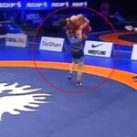 Dünya Güreş Şampiyonası’na damga vuran anlar! Azerbaycanlı sporcu, Ermeni rakibini böyle yendi