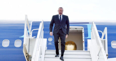 Cumhurbaşkanı Aliyev Soçi’ye gitti