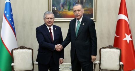 Erdoğan ve Mirziyoyev Astana’da bir araya geldi