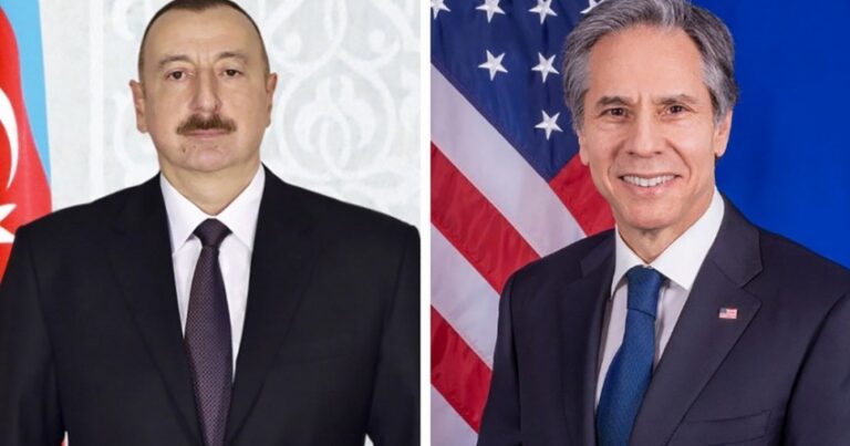 Anthony Blinken Cumhurbaşkanı Aliyev`i aradı