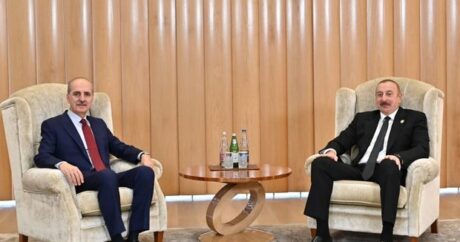 Cumhurbaşkanı Aliyev, Numan Kurtulmuş’u kabul etti