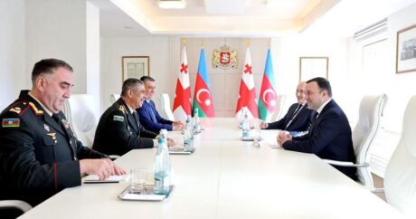 Azerbaycan Savunma Bakanı Gürcistan Başbakanı ile görüştü