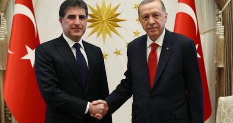Cumhurbaşkanı Erdoğan Neçirvan Barzani’yi kabul etti