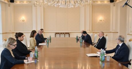 Cumhurbaşkanı Aliyev, ABD Dışişleri Bakan Yardımcısının Danışmanı Lochman’ı kabul etti
