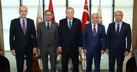 Cumhurbaşkanı Erdoğan, Yeni Azerbaycan Partisi Genel Başkanvekili Budaqov’u kabul etti