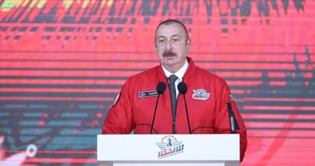 Aliyev’den TEKNOFEST’te tek yumruk mesajı!