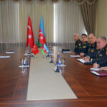 Azerbaycan Genelkurmay Başkanı Veliyev, Türkiye heyeti ile bir araya geldi