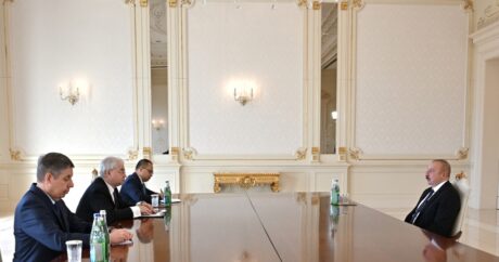 Cumhurbaşkanı Aliyev, özel temsilci Hovayev’i kabul etti