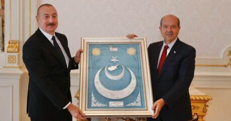 Cumhurbaşkanı Aliyev, KKTC Cumhurbaşkanı Tatar ile görüştü