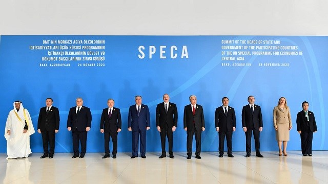Azerbaycan’da SPECA Devlet Başkanları Zirvesi yapıldı