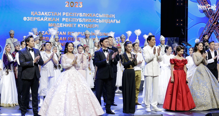 Azerbaycan`da Kazakistan Kültür Günleri: Gala konser yapıldı
