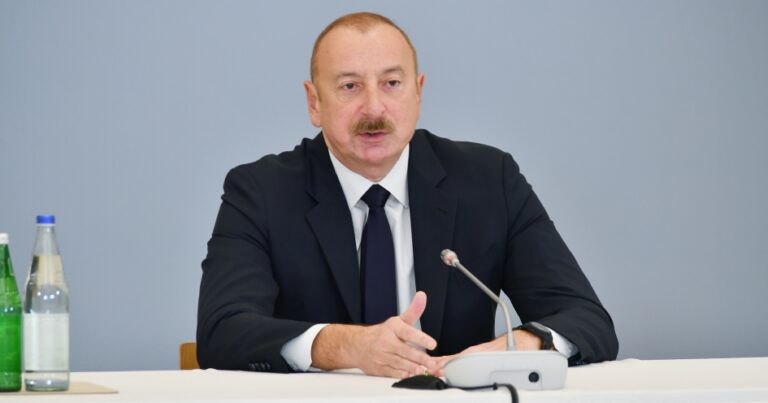 Cumhurbaşkanı Aliyev: “AB’nin bizleri hiçbir zaman üye olarak almayacağını iyi biliyoruz”