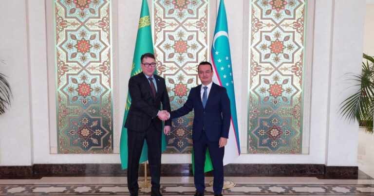 Kazakistan ile Özbekistan ortak ticaret hacmini artırmayı planlıyor