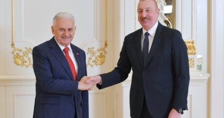Azerbaycan Cumhurbaşkanı Aliyev, Binali Yıldırım’ı kabul etti
