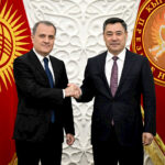 Kırgızistan Cumhurbaşkanı Caparov, Azerbaycan Dışişleri Bakanı Bayramov’u kabul etti