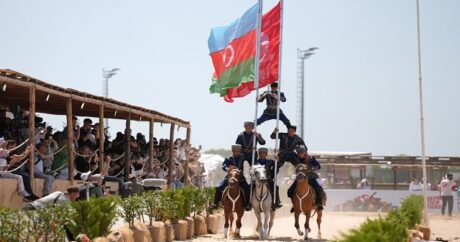 6. Etnospor Kültür Festivali’nde “Azerbaycan-Karabağ at gösterisi”